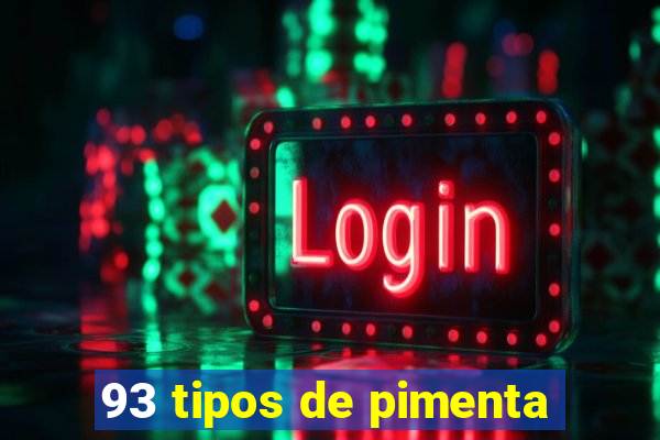 93 tipos de pimenta